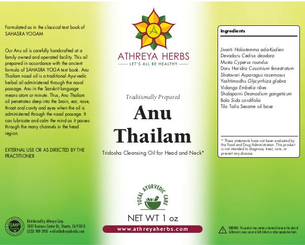 Anu Thailam (Nasal Oil)