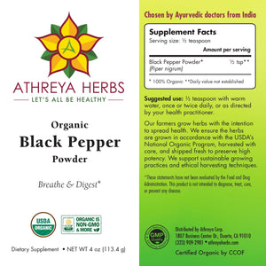 Black Pepper Powder (Piper Nigrum)