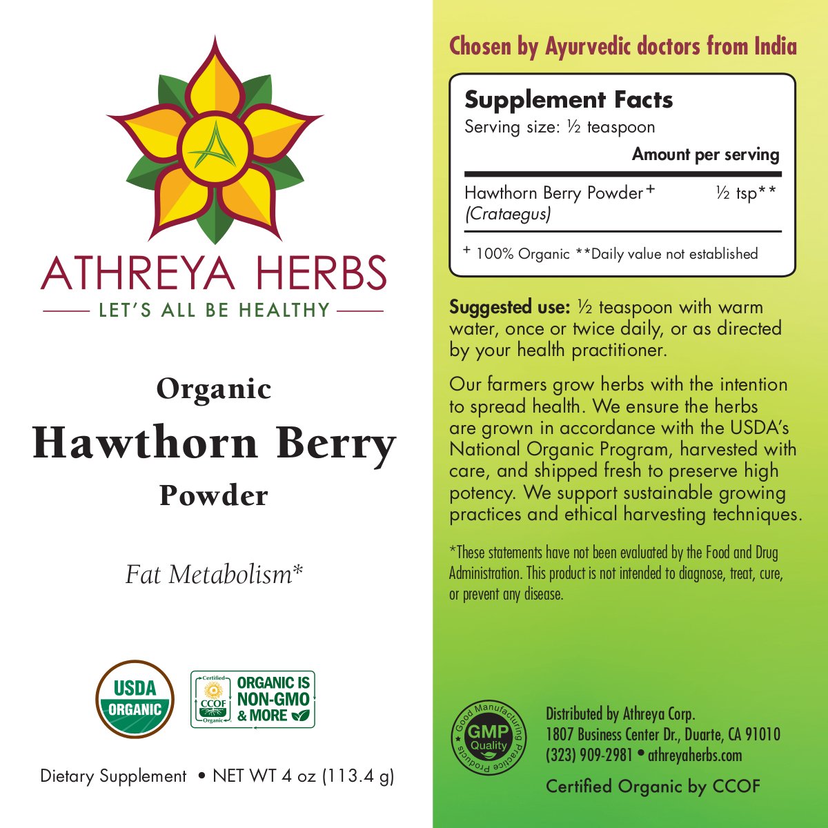 Hawthorn Berry Powder