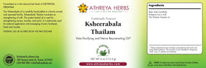 Ksheerabala Thailam